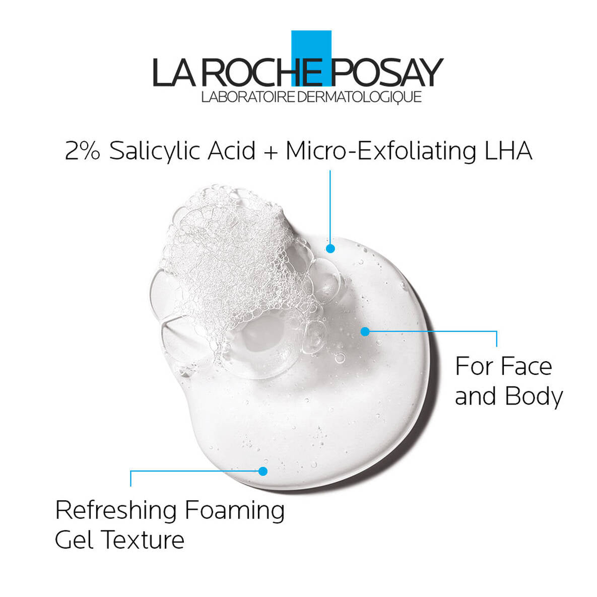 La Roche Posay  Effaclar Micro-Peeling Purifying Gel - The Power Chic