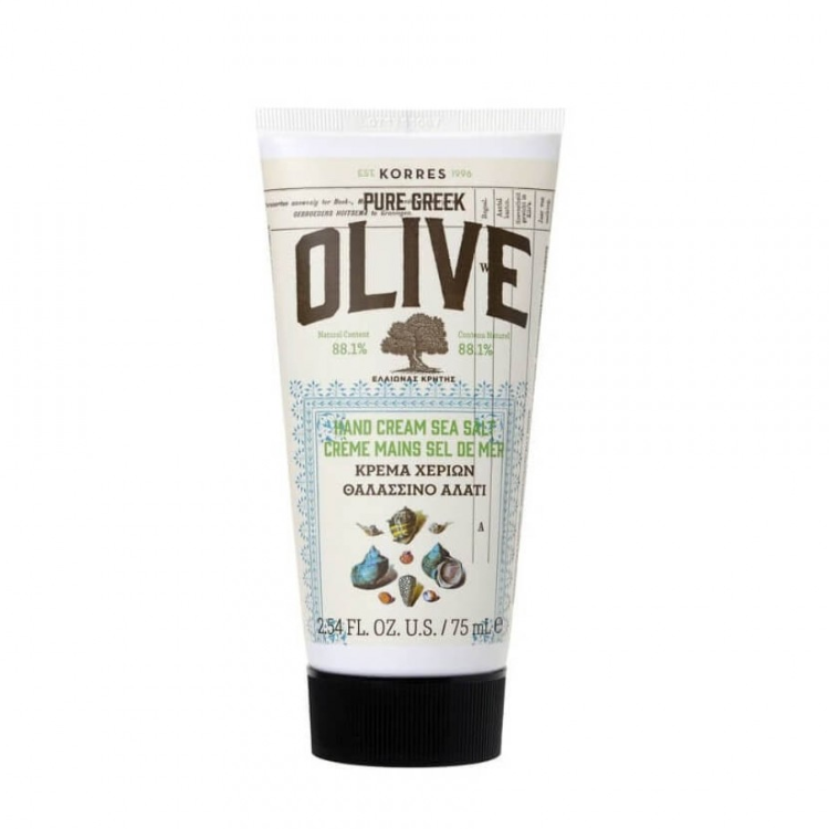 Korres Pure Greek Olive Hand Cream Sea Salt - The Power Chic