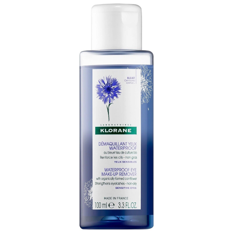 Klorane Bleuet Demaquillant Yeux Waterproof Eye Make-up Remover - The Power Chic