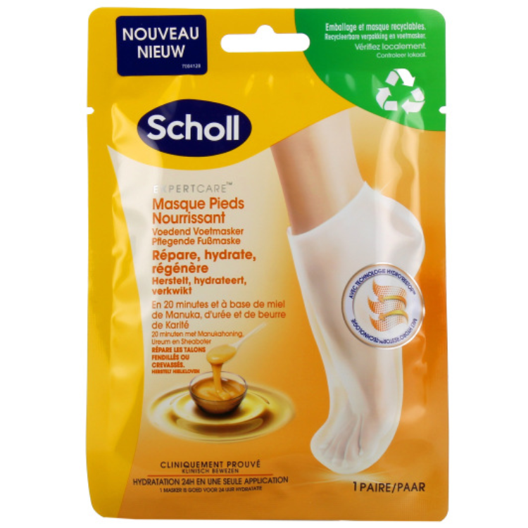 Scholl Nourishing Foot Mask with Manuka Honey - The Power Chic