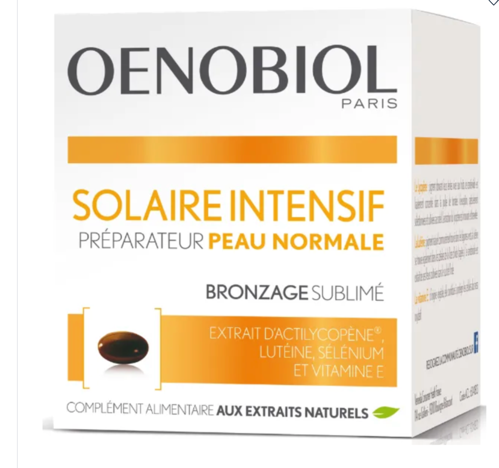 Oenobiol Solaire Bronzing Capsules - The Power Chic