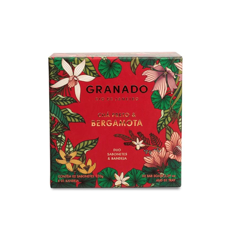 Granado Duo Soap + Black Tea & Bergamot Tray - The Power Chic