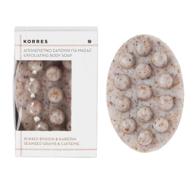 Korres Exfoliating Body Soap 125gr with Seaweed Grains - The Power Chic