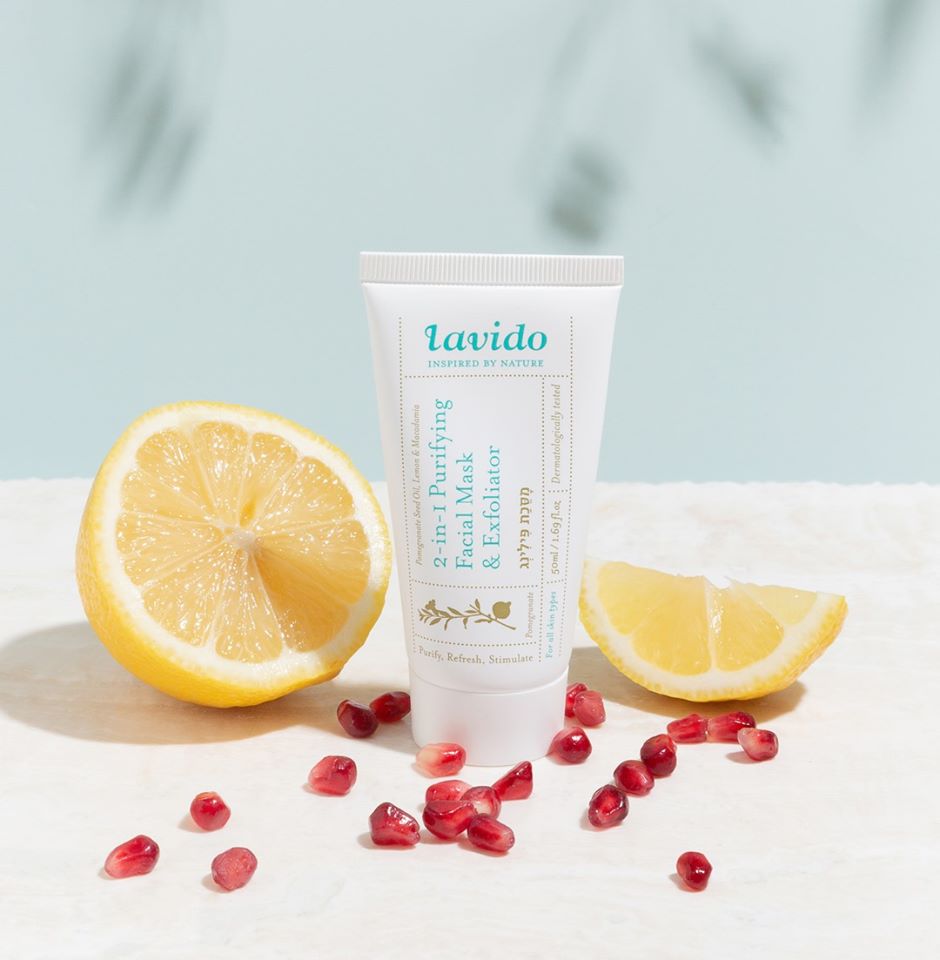 Lavido 2-in-1 Purifying Facial Mask & Exfoliator