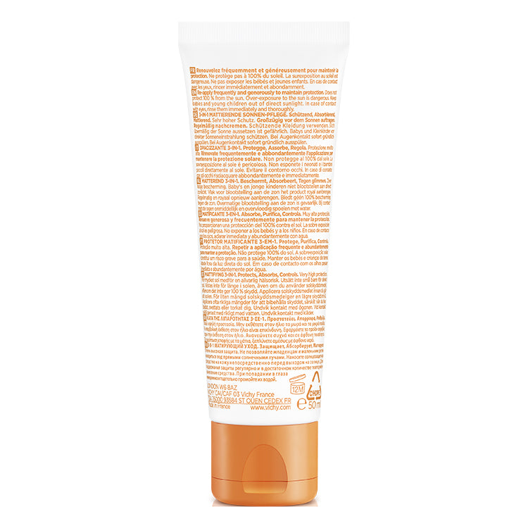 Vichy Face Anti-Shine Matte 3-in-1 SPF 50 - The Power Chic