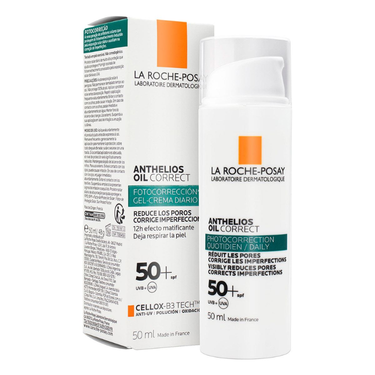 La Roche-Posay Anthelios Oil Correct Photocorrection Daily Gel-Cream SPF50 - The Power Chic
