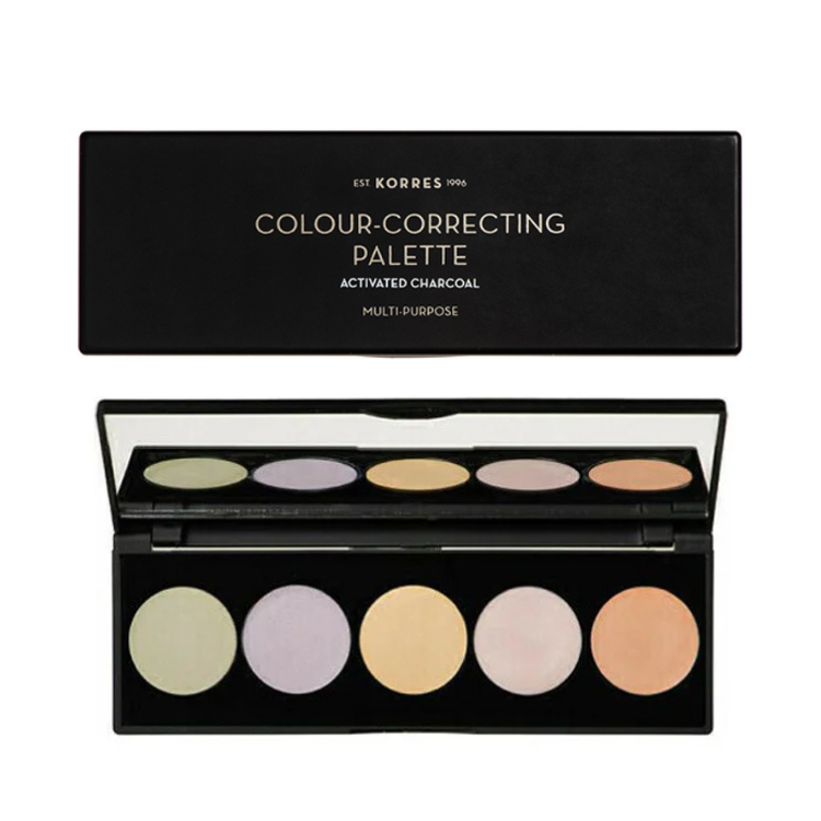 Korres Color-Correcting Palette Activated Charcoal Multi-Purpose - The Power Chic