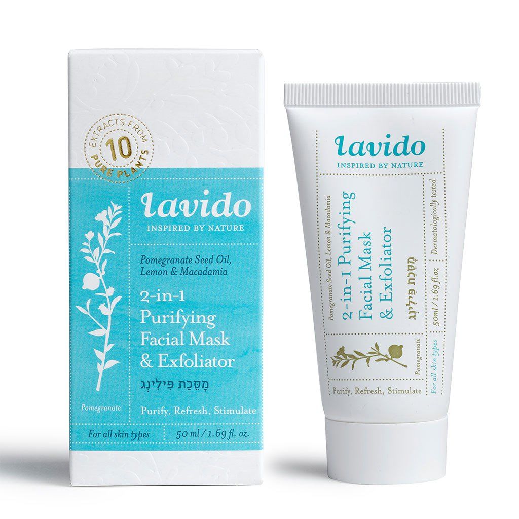Lavido 2-in-1 Purifying Facial Mask & Exfoliator