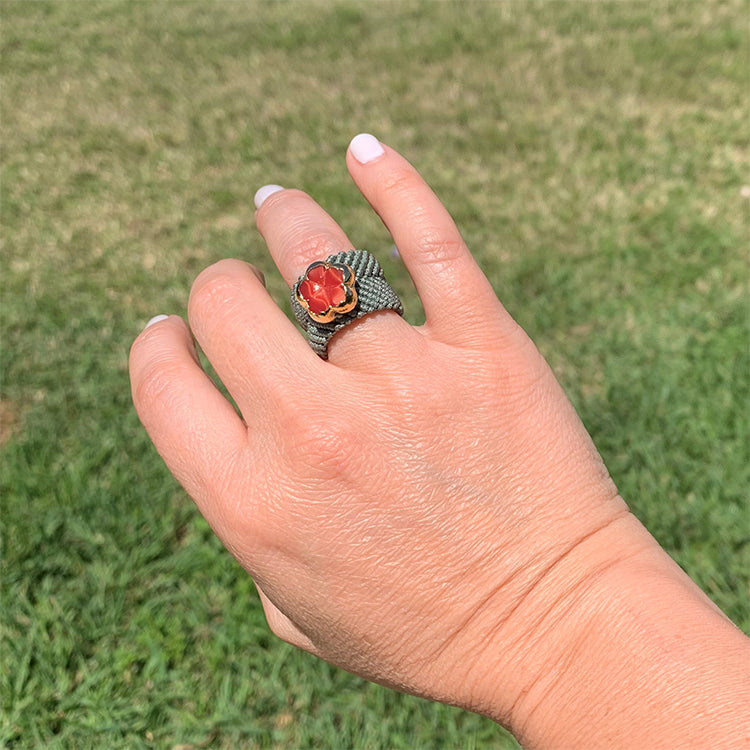 Macrame Ring * more colors available - The Power Chic