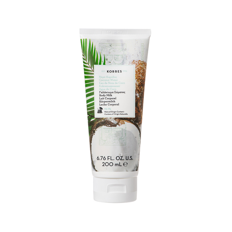 Korres Body Milk Coconut Water 200ml - The Power Chic