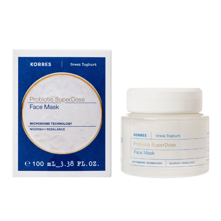 Korres Greek Yoghurt Probiotic Super Dose Face Mask - The Power Chic