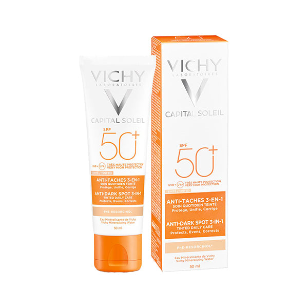 Vichy Capital Soleil SPF 50- Anti Dark Spot 3-in-1 Tinted 50ml