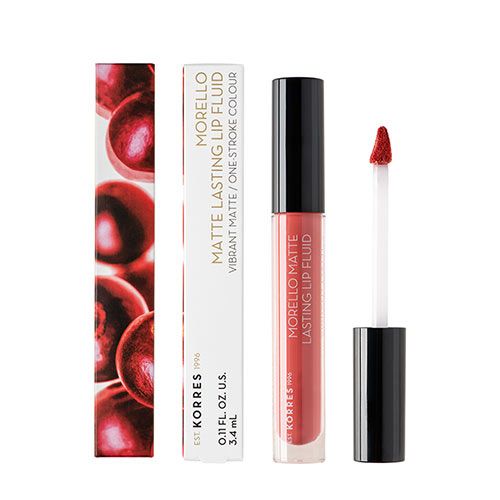 Korres Morello Matte Lasting Lip Fluid - The Power Chic