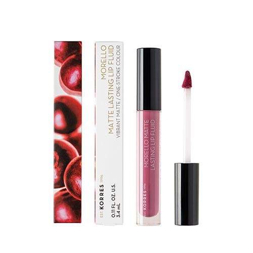 Korres Morello Matte Lasting Lip Fluid - The Power Chic