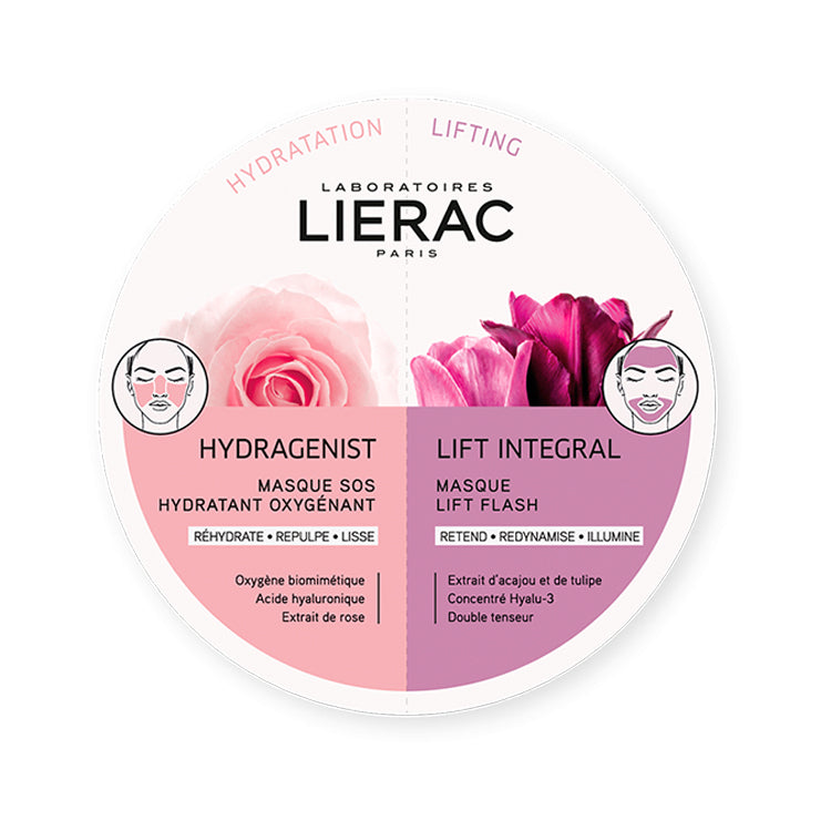 Lierac Hydragenist SOS Moisturizing Oxygenating & Lift Integral Lift Flash Dual Mask - The Power Chic