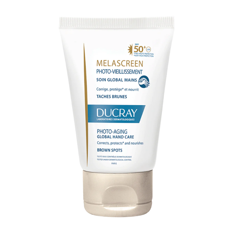 Ducray Melascreen Soin Global Mains SPF50+ Hand Cream Against Brown Spots - The Power Chic