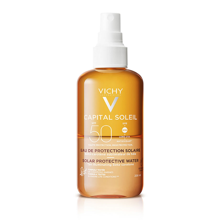Vichy Capital Soleil Protective Water Bronzing SPF50