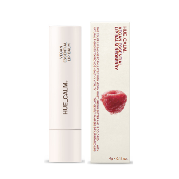 Huecalm Vegan Essential Lip Balm Rosy Berry - The Power Chic