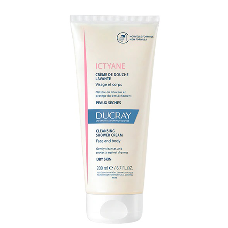 Ducray Ictyane Cleansing Shower Cream - The Power Chic