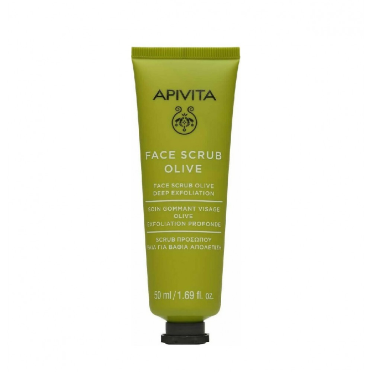 Apivita Deep Exfoliating Face Scrub with Olive 50ml - The Power Chic