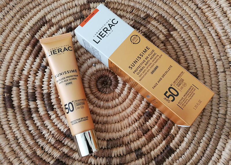 Lierac Sunissime BB Fluide Protecteur Anti-Age Global SPF50+ Dore Face Sunscreen - The Power Chic