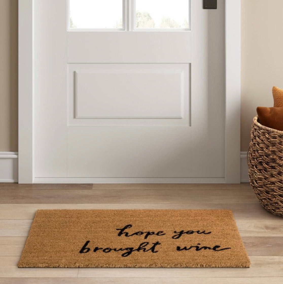 “Hope you brought wine” Doormat - The Power Chic
