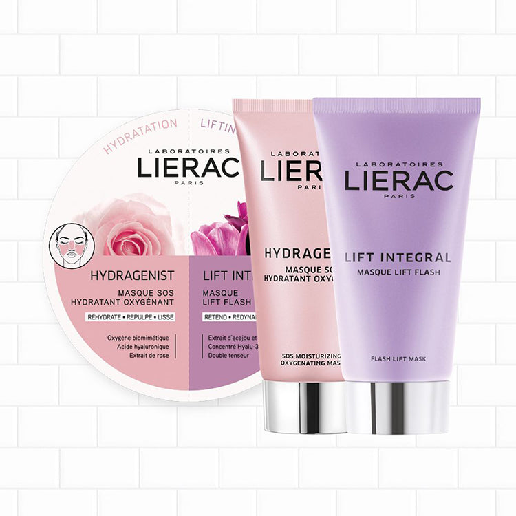 Lierac Hydragenist SOS Moisturizing Oxygenating & Lift Integral Lift Flash Dual Mask - The Power Chic